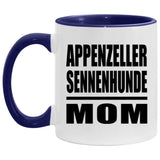 Appenzeller Sennenhunde Mom - 11oz Accent Mug Purple