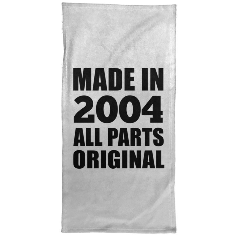 20th Birthday Made in 2004 All Parts Original - Hand Towel