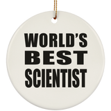 World's Best Scientist - Circle Ornament