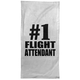 Number One #1 Flight Attendant - Hand Towel