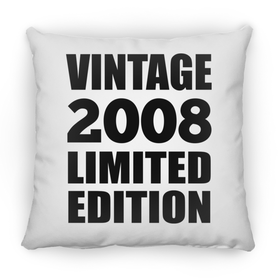 16th Birthday Vintage 2008 Limited Edition - Throw Pillow