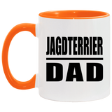 Jagdterrier Dad - 11oz Accent Mug Orange