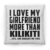I Love My Girlfriend More Than Kilikiti - Throw Pillow
