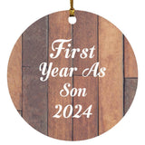 First Year As Son 2024 - Circle Ornament E