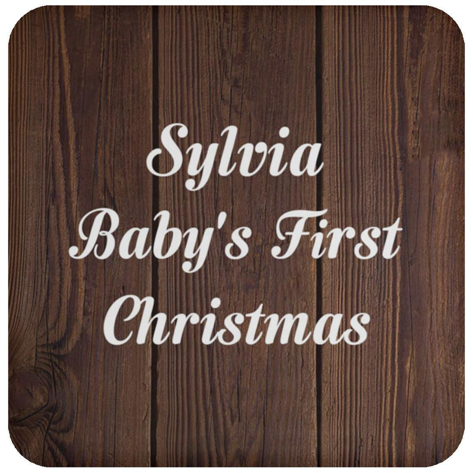 Sylvia Baby's First Christmas - Drink Coaster D