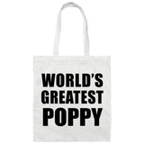 World's Greatest Poppy - Tote Bag White