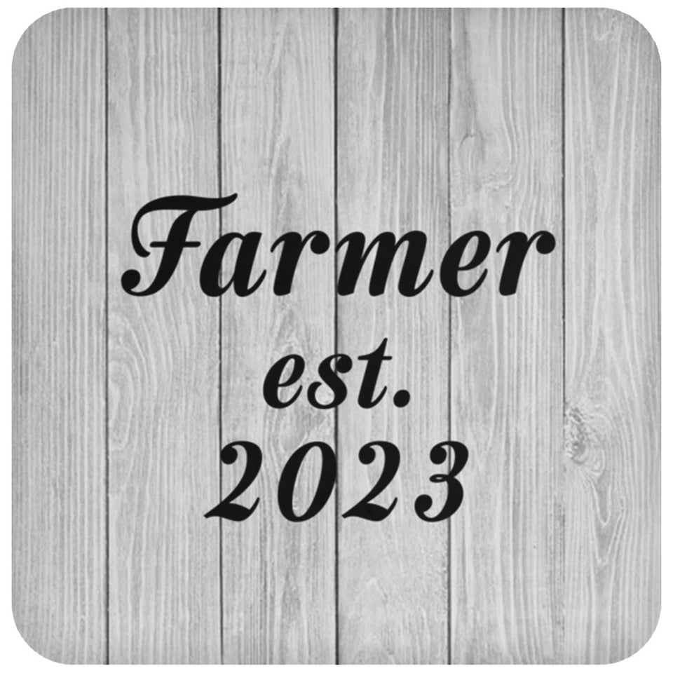 Farmer Established Est. 2023 - Drink Coaster F