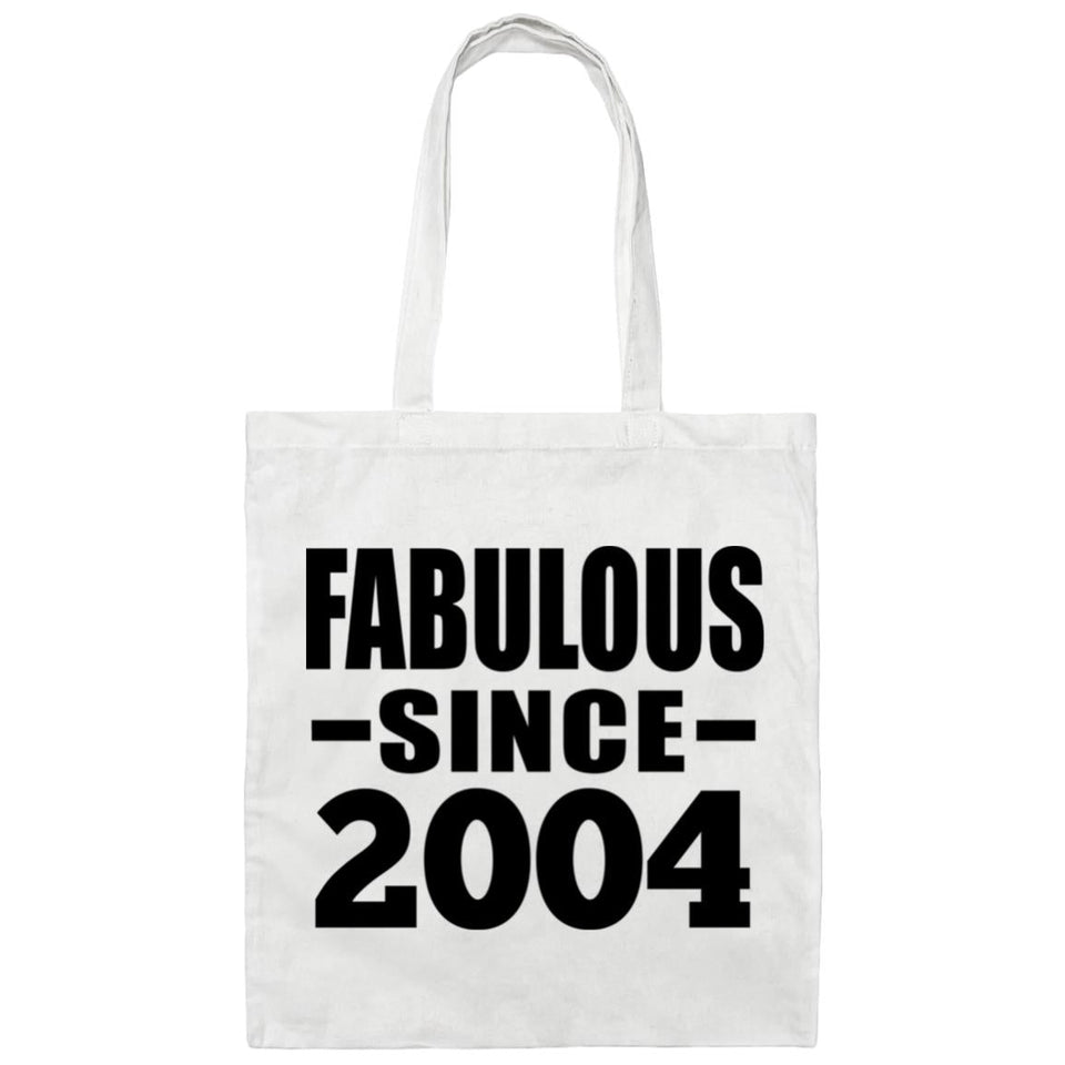 20th Birthday Fabulous Since 2004 - Tote Bag White
