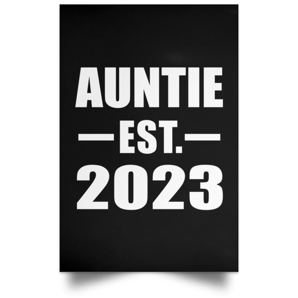 Auntie Established EST. 2023 - Poster Portrait
