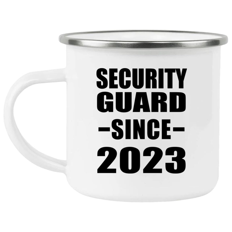 Security Guard Since 2023 - 12oz Camping Mug