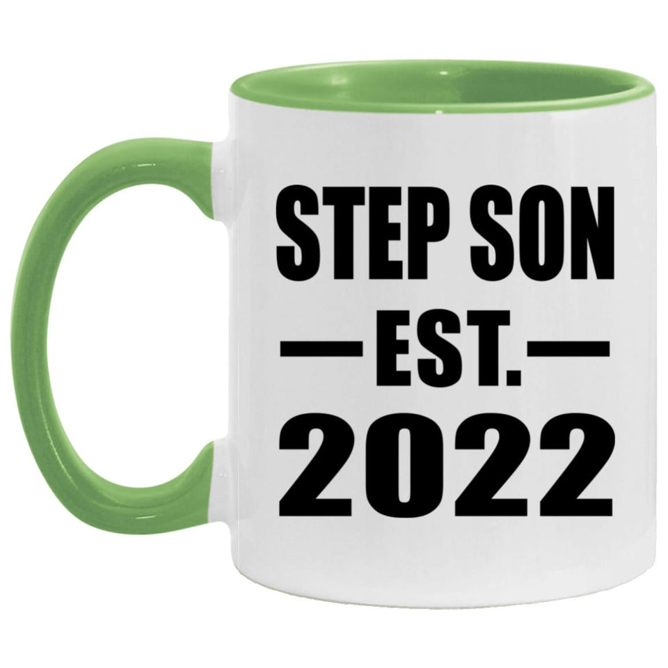 Step Son Established EST. 2022 - 11oz Accent Mug Green