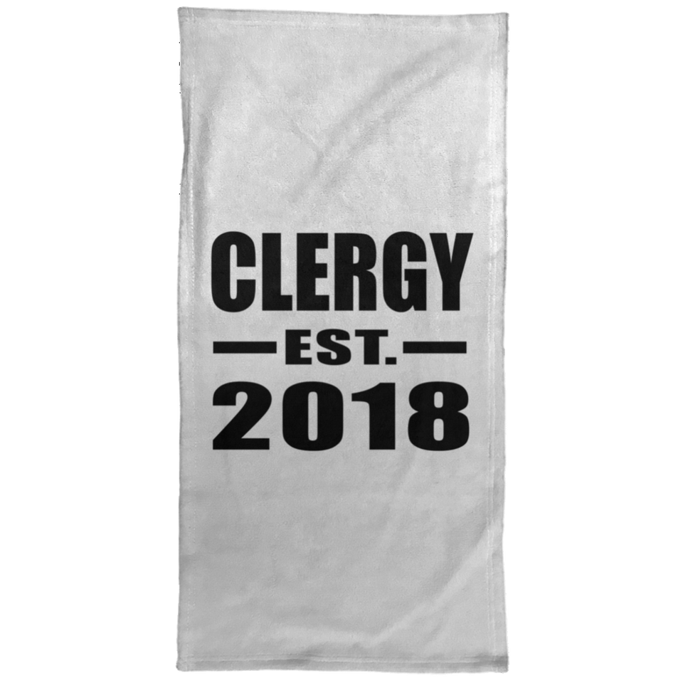 Clergy Established EST. 2018 - Hand Towel