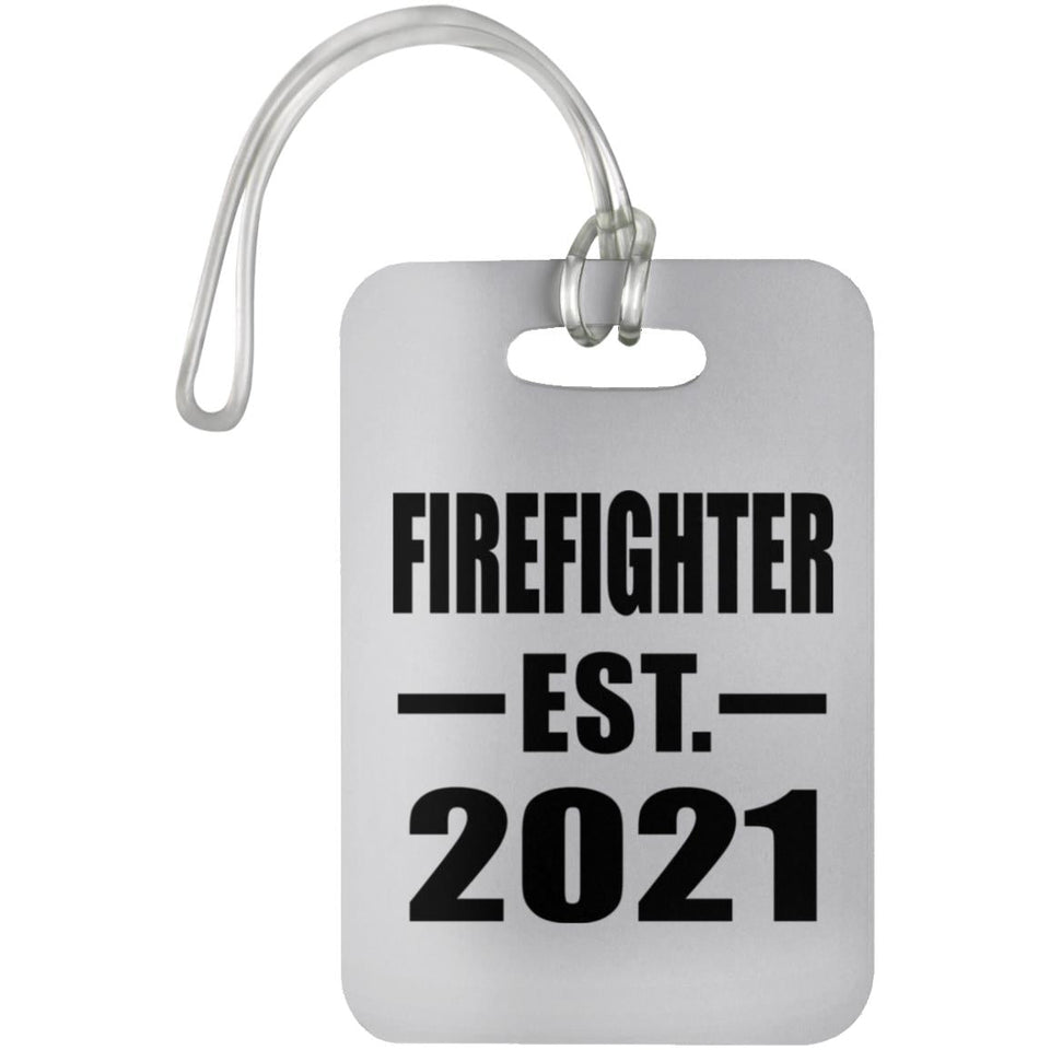 Firefighter Established EST. 2021 - Luggage Bag Tag