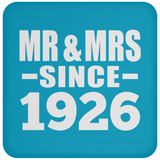 98th Anniversary Mr & Mrs Since 1926 - Drink Coaster