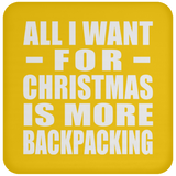 All I Want For Christmas Is More Backpacking - Coaster
