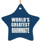 World's Greatest Roommate - Star Ornament