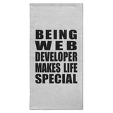 Being Web Developer Makes Life Special - Hand Towel