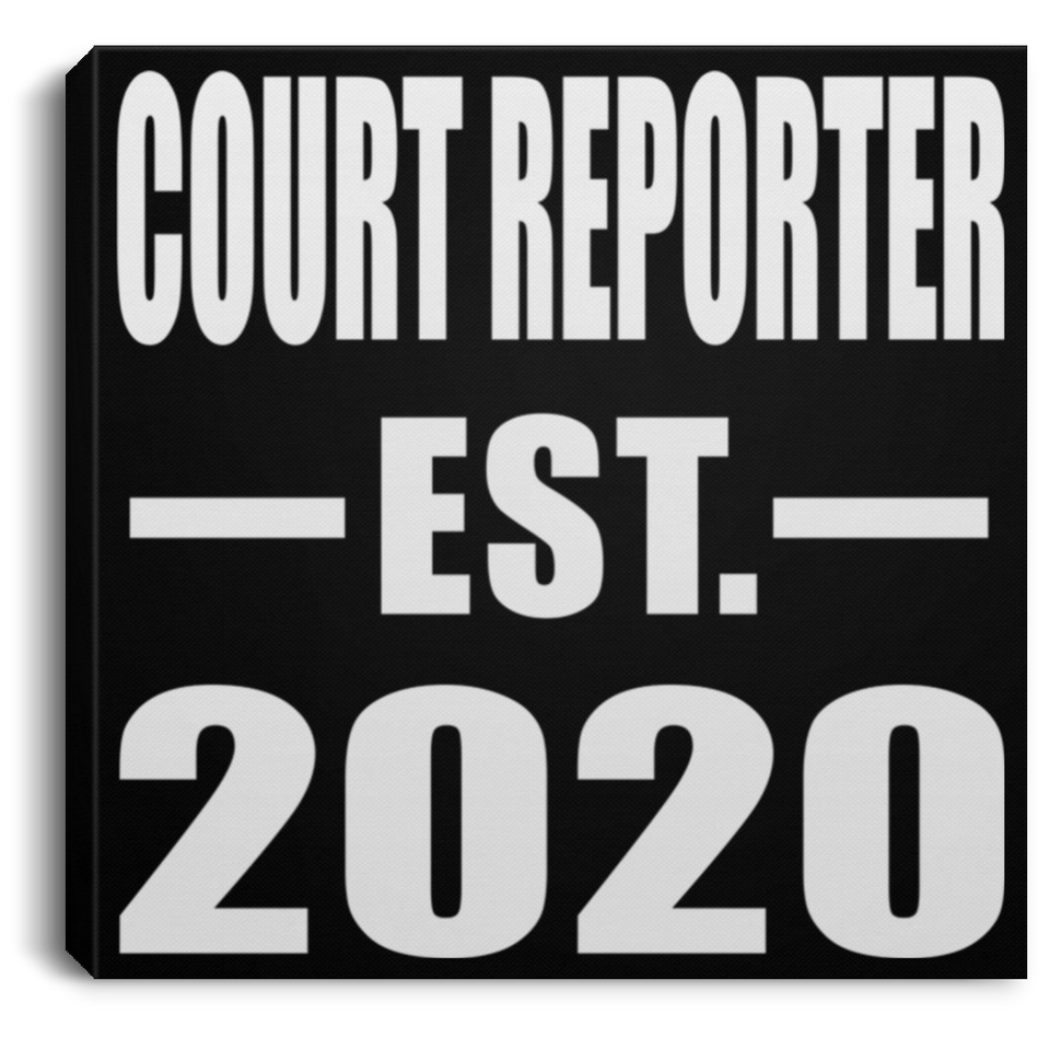 Court Reporter Established EST. 2020 - Canvas Square