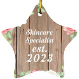 Skincare Specialist Established Est. 2023 - Star Ornament B