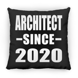 Architect Since 2020 - Throw Pillow Black
