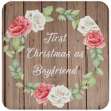 First Christmas As Boyfriend - Drink Coaster B
