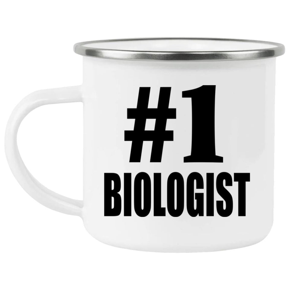 Number One #1 Biologist - 12oz Camping Mug