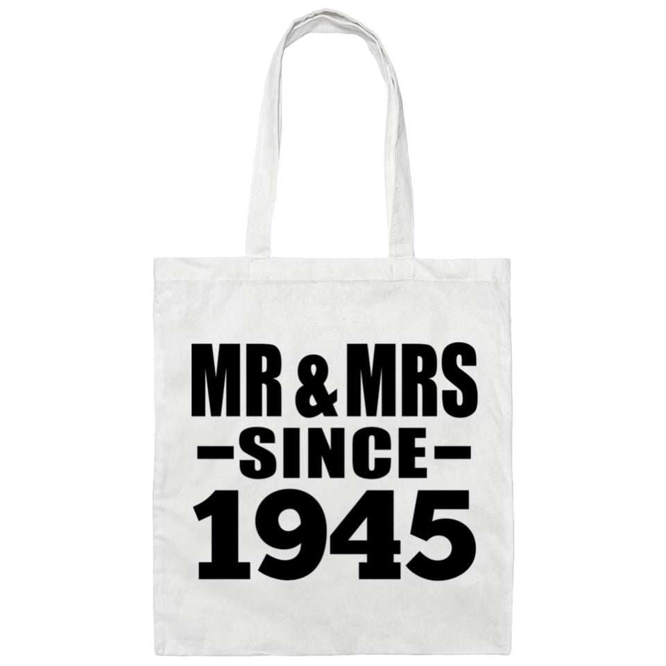79th Anniversary Mr & Mrs Since 1945 - Tote Bag White