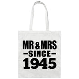 79th Anniversary Mr & Mrs Since 1945 - Tote Bag White