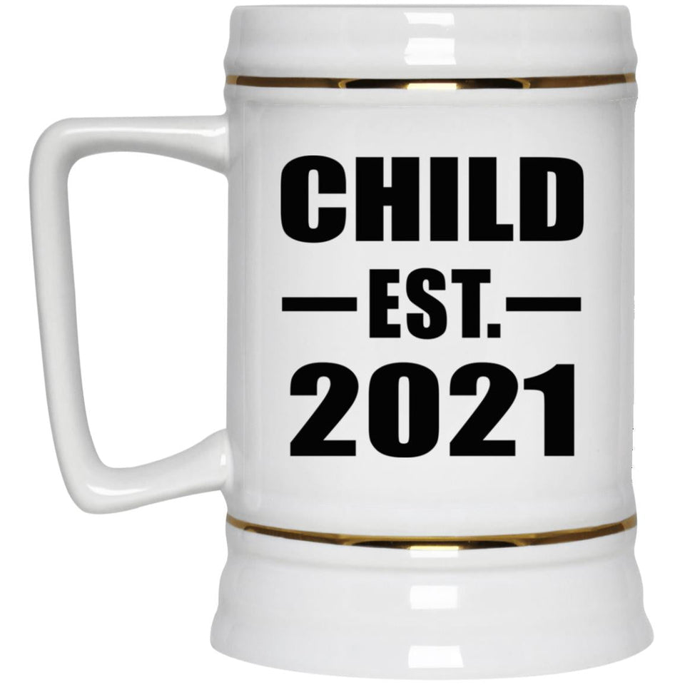 Child Established EST. 2021 - Beer Stein