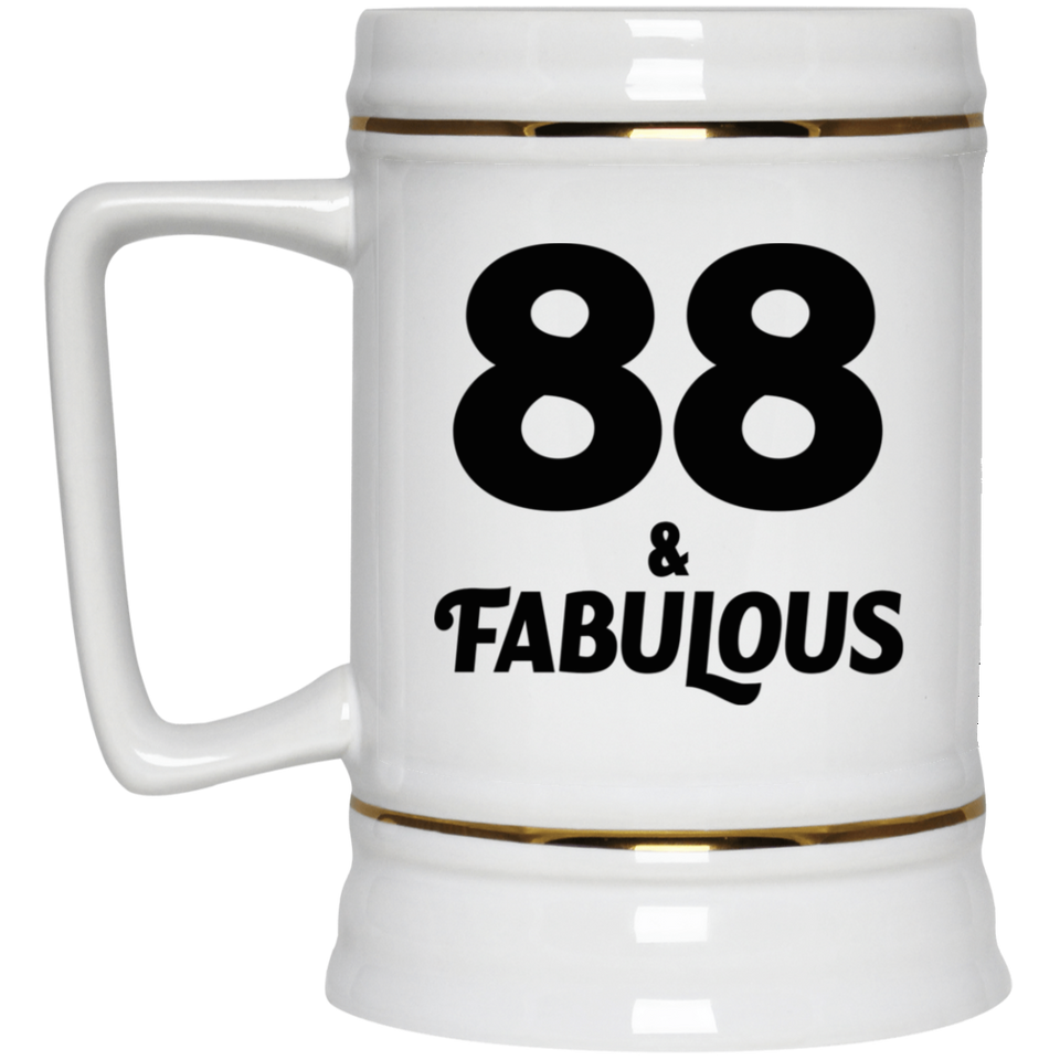 88th Birthday 88 & Fabulous - Beer Stein