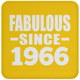 58th Birthday Fabulous Since 1966 - Drink Coaster
