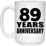 89th Anniversary 89 Years - 15 Oz Coffee Mug