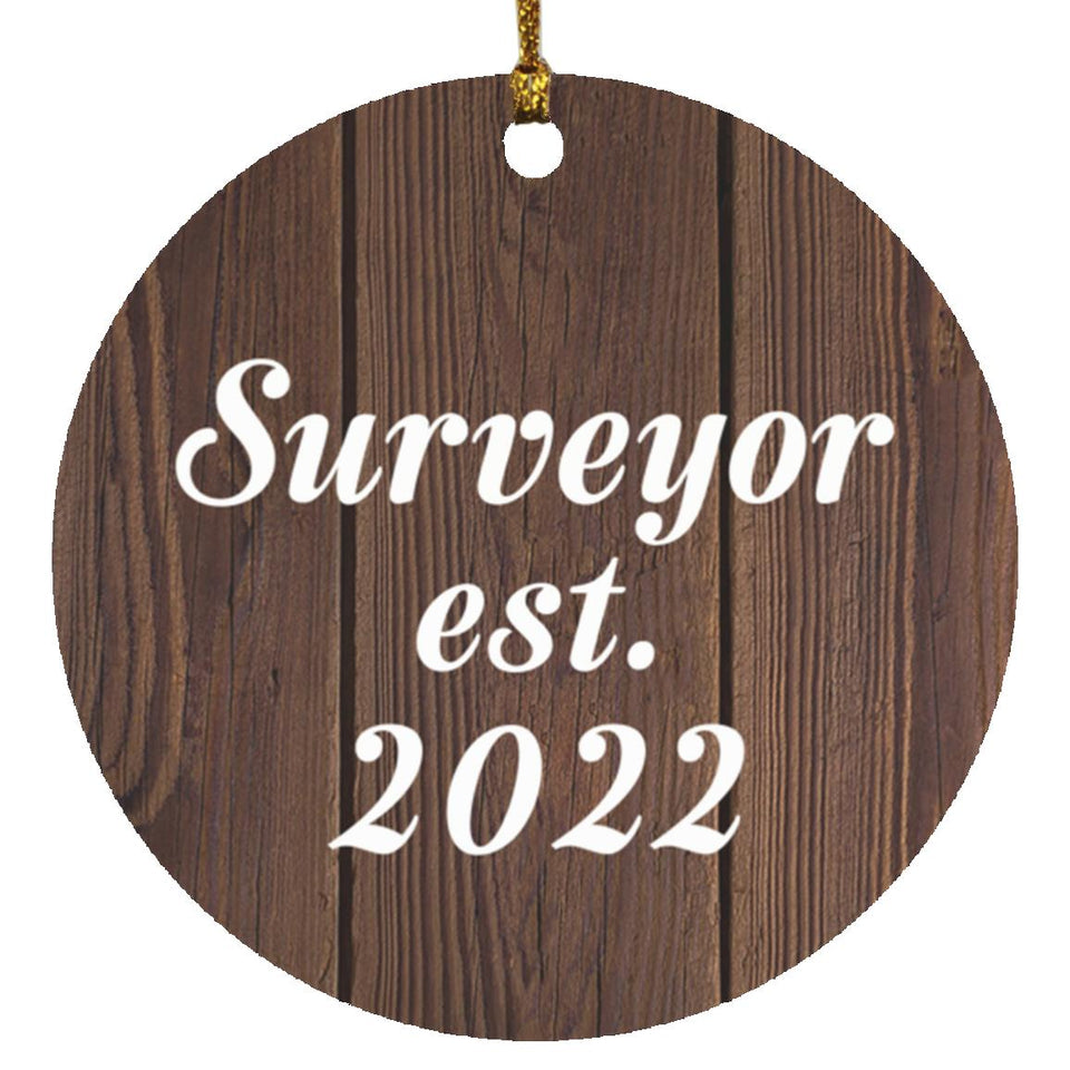 Surveyor Established Est. 2022 - Circle Ornament D