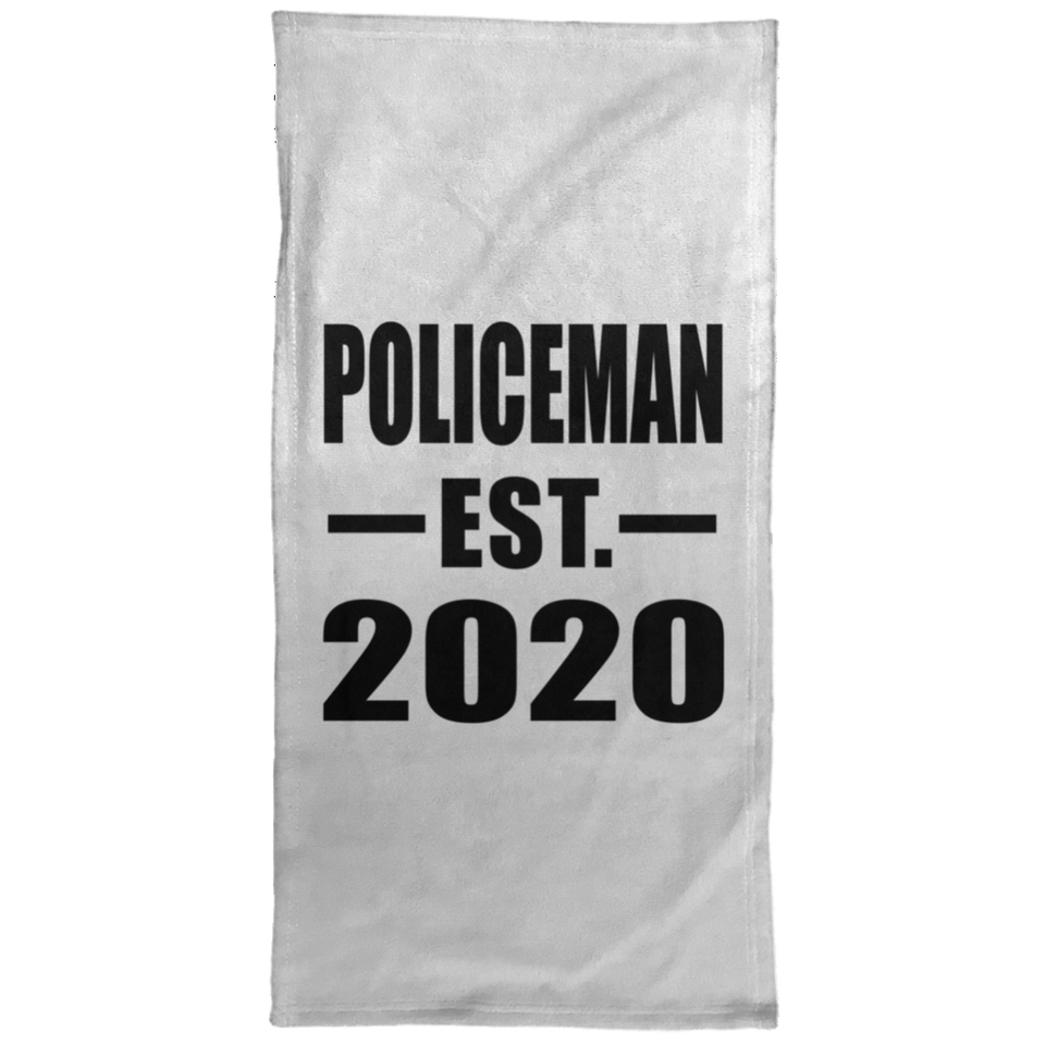 Policeman Established EST. 2020 - Hand Towel