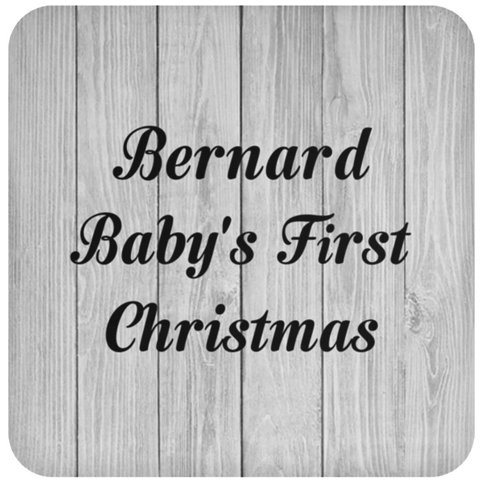 Bernard Baby's First Christmas - Drink Coaster F