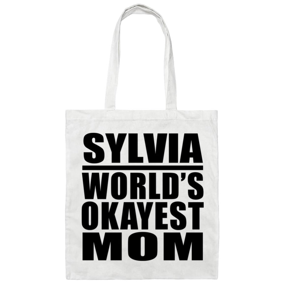 Sylvia World's Okayest Mom - Tote Bag White