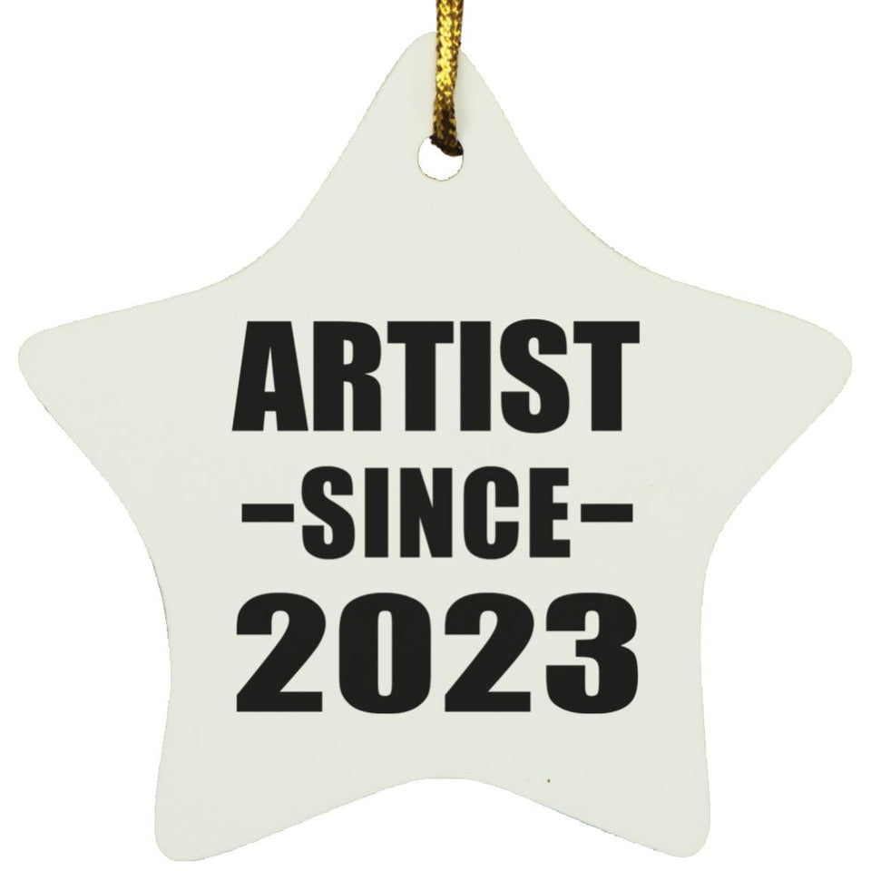 Artist Since 2023 - Star Ornament