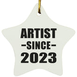 Artist Since 2023 - Star Ornament