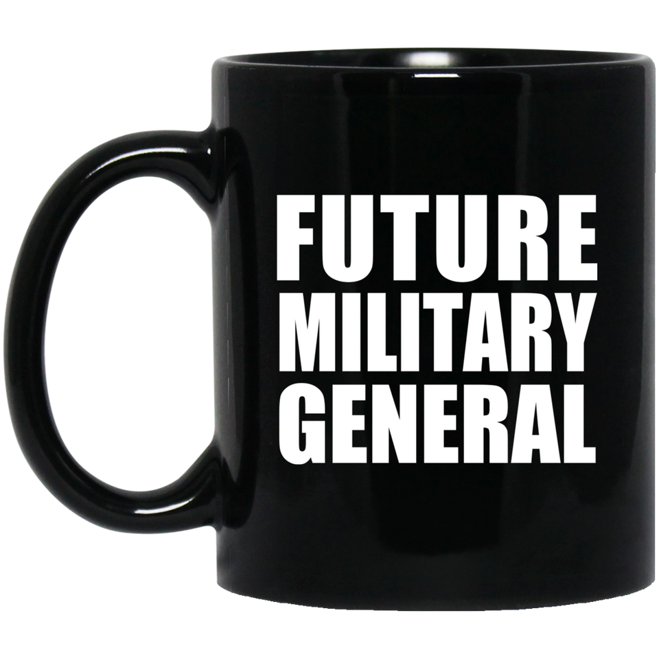 Future Military General - 11oz Coffee Mug Black