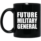Future Military General - 11oz Coffee Mug Black
