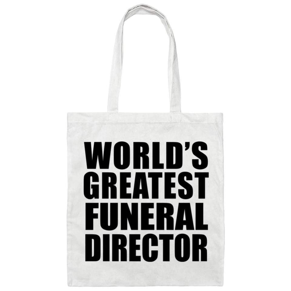 World's Greatest Funeral Director - Tote Bag White