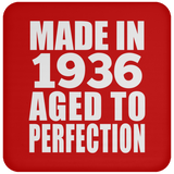 88th Birthday Made In 1936 Aged to Perfection - Drink Coaster