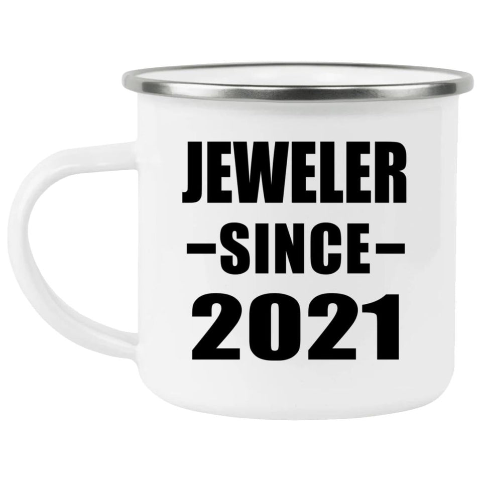 Jeweler Since 2021 - 12oz Camping Mug