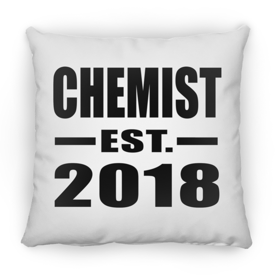 Chemist Established EST. 2018 - Throw Pillow