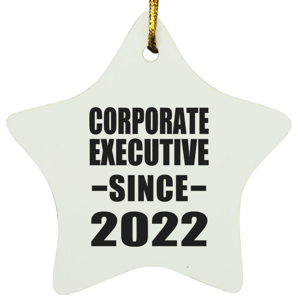 Corporate Executive Since 2022 - Star Ornament