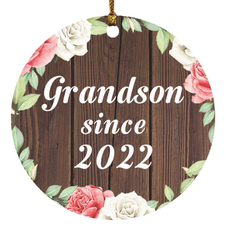 Grandson Since 2022 - Circle Ornament A