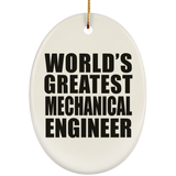 World's Greatest Mechanical Engineer - Oval Ornament