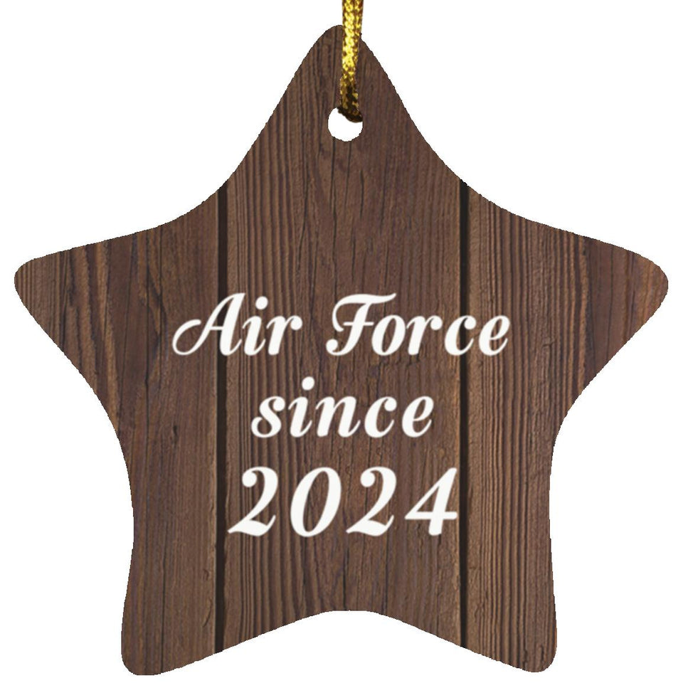 Air Force Since 2024 - Star Ornament D
