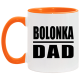 Bolonka Dad - 11oz Accent Mug Orange