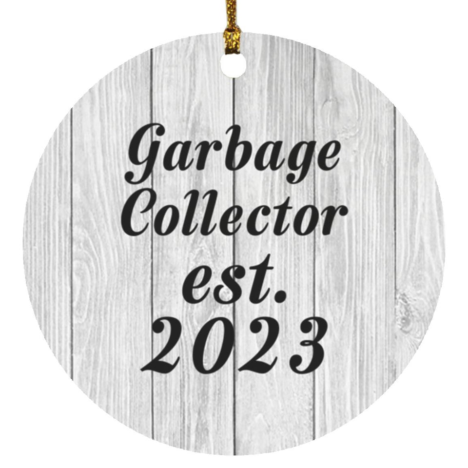 Garbage Collector Established Est. 2023 - Circle Ornament F